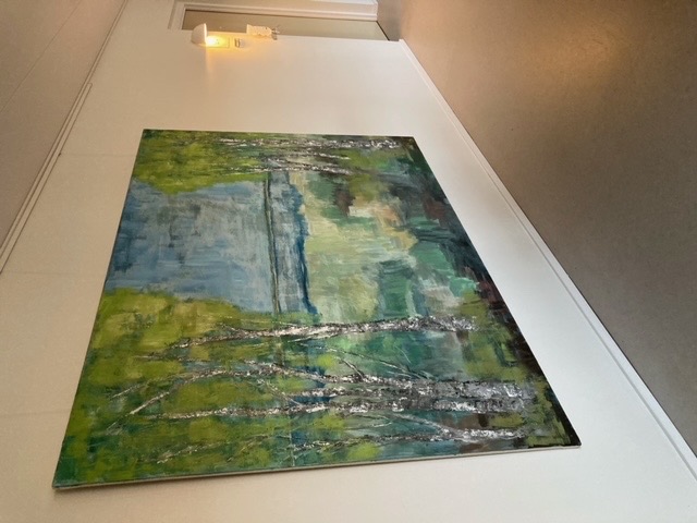 Stort Galleribillede på væg Lynghuset