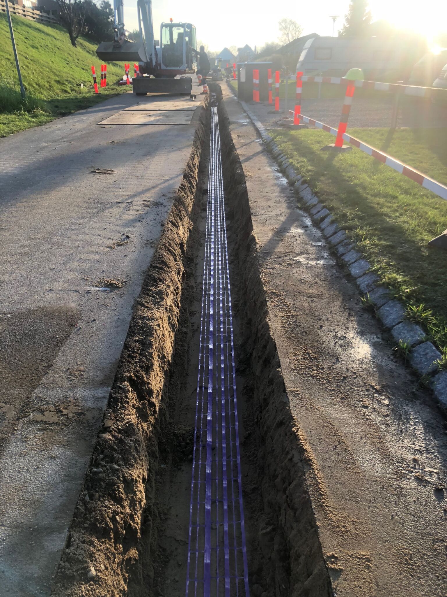 Sådan lægges fjernvarmerør i jorden