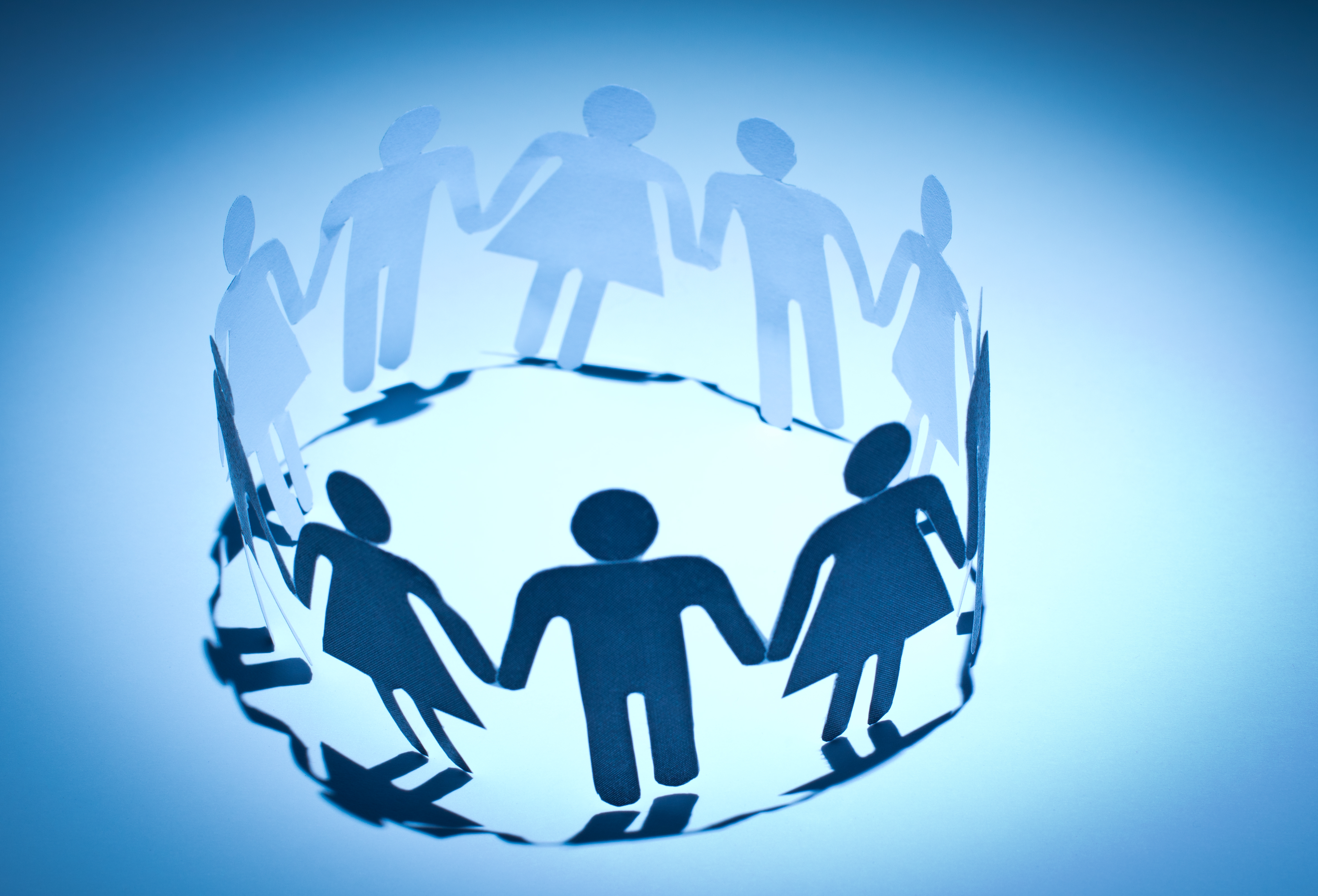 Mennesker i rundkreds