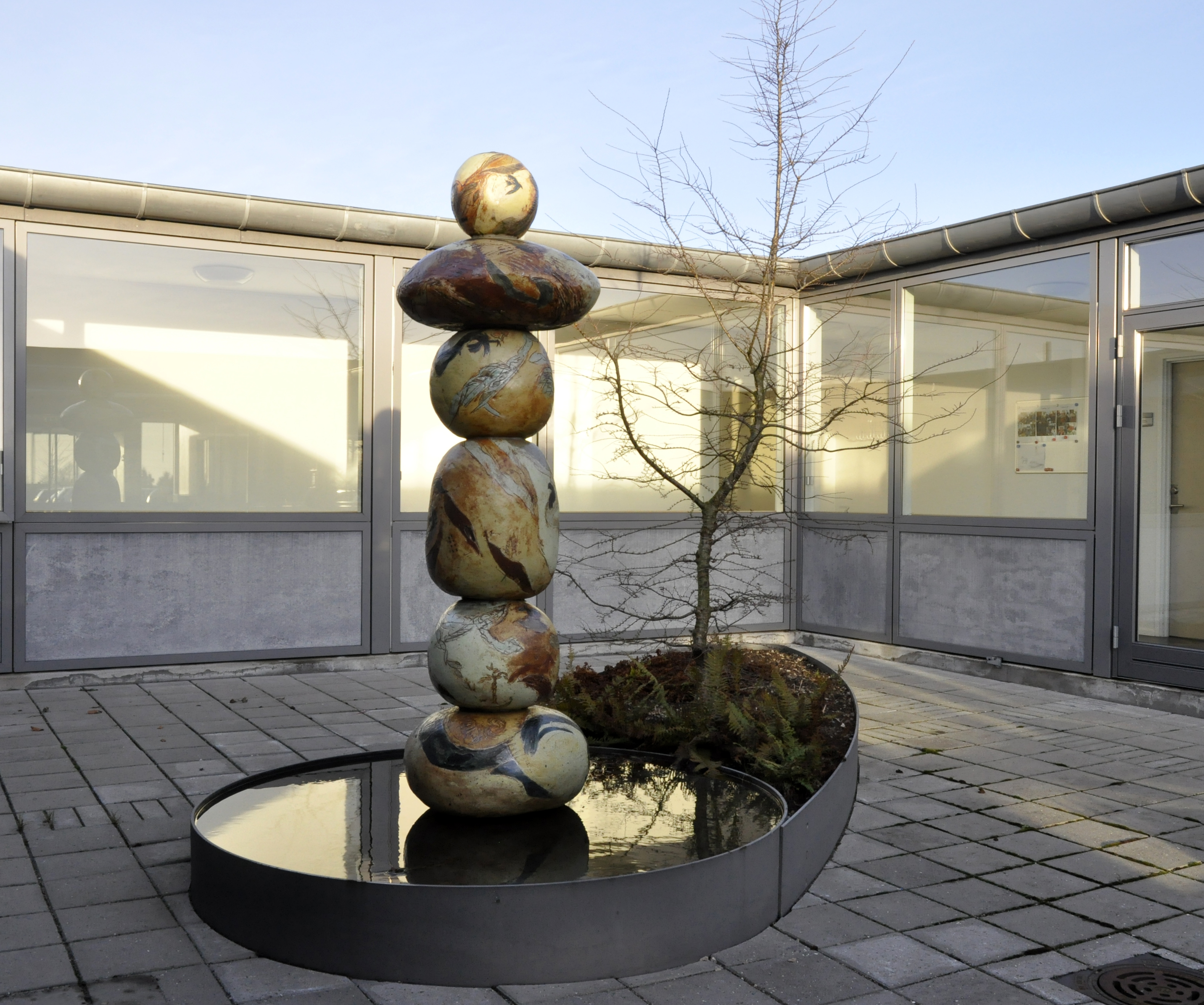 Skulptur på Grønnegården